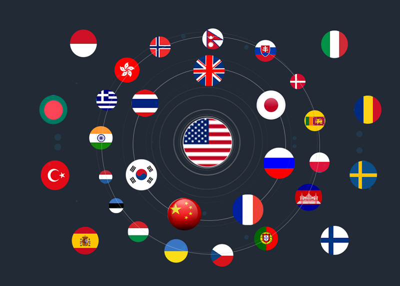 speech translator - support for 40 languages and 93 accents