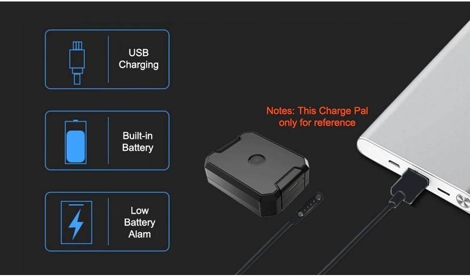 ultra fast recharging of gps tracker