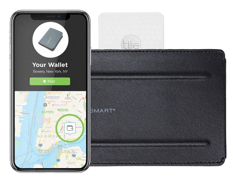 wallet with gps locator