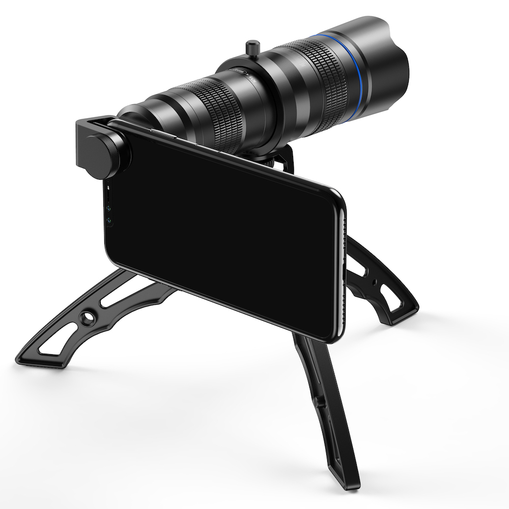 zoom lens for mobile phone with tripod