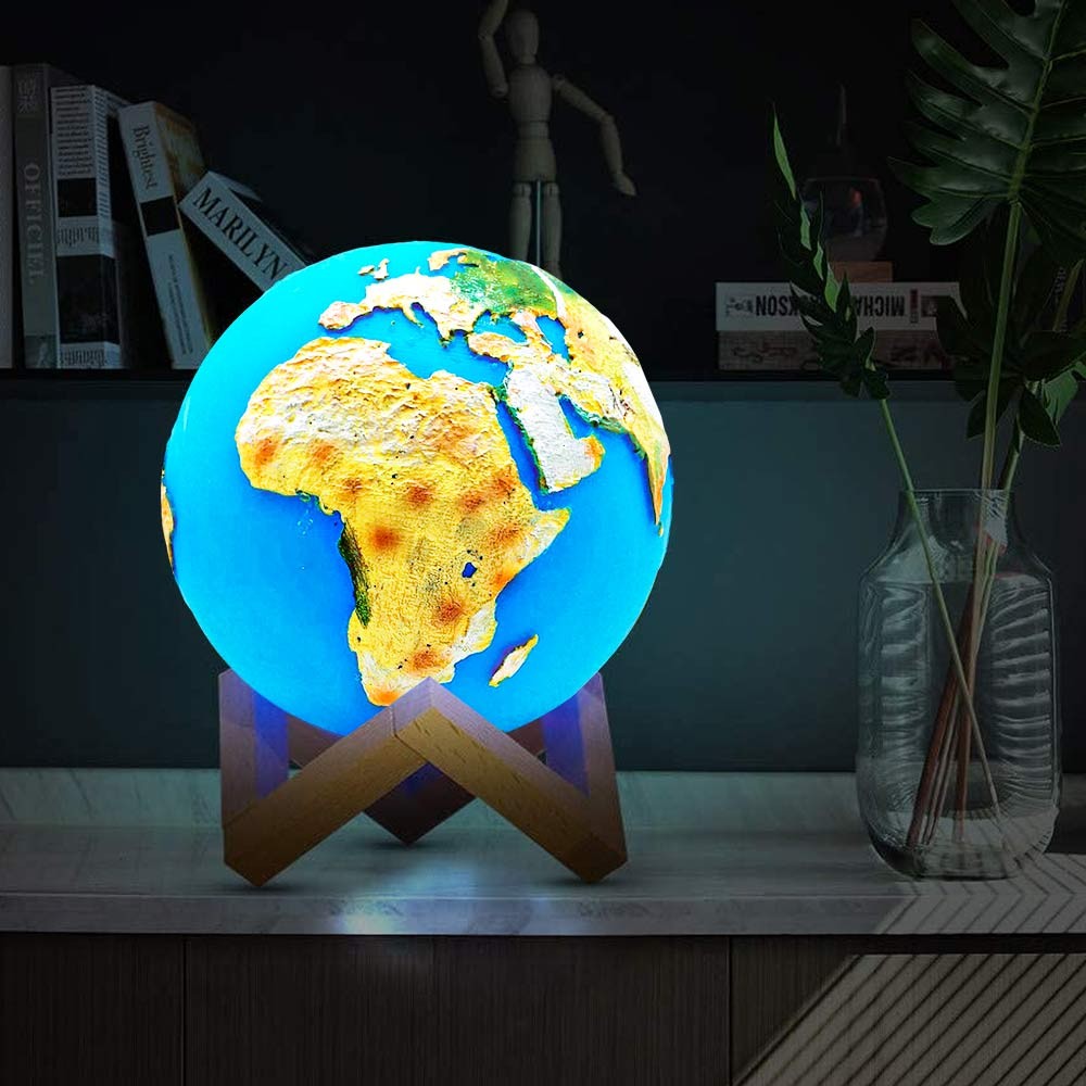 globe light - night lamp in the shape of the earth