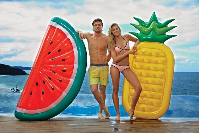 watermelon floaty inflatable