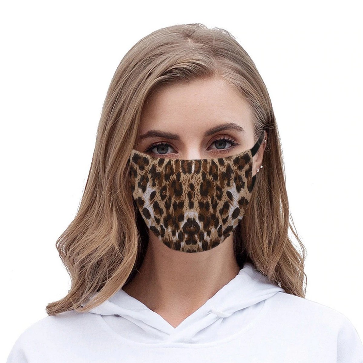 Leopard face mask