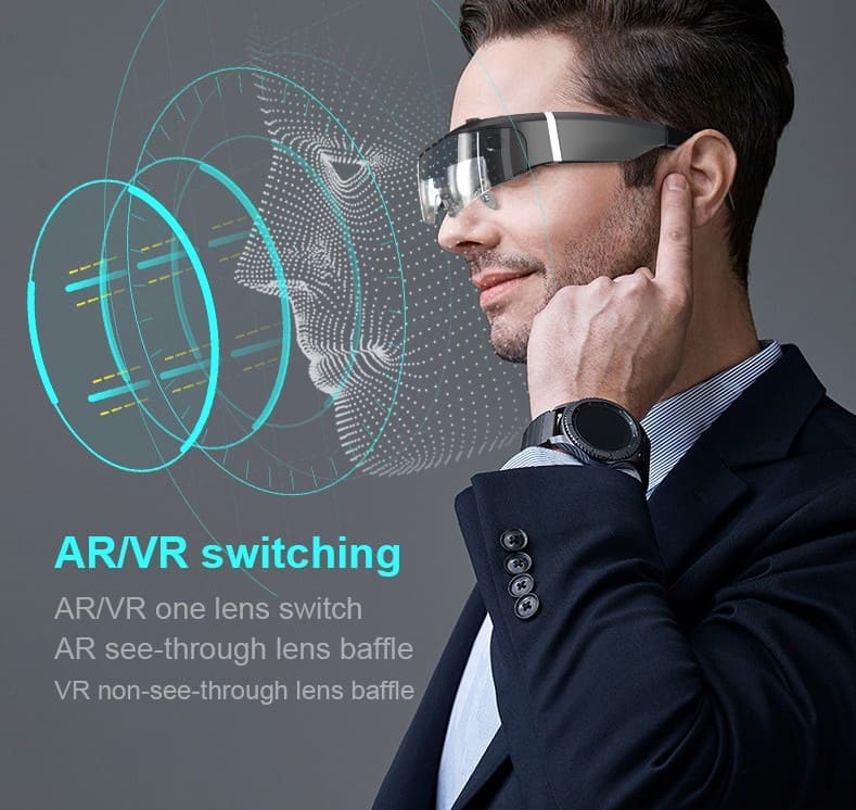 Virtual glasses with improved controls