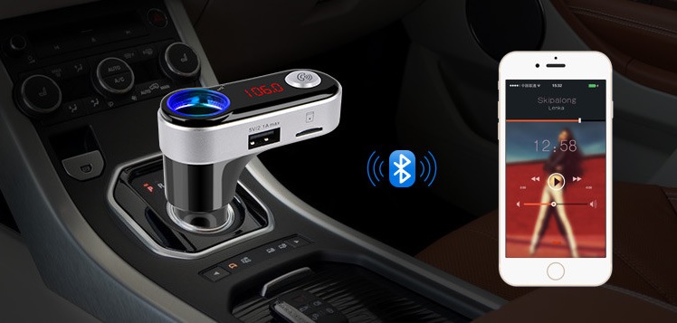 fm transmitter with bluetooth usb sd slot
