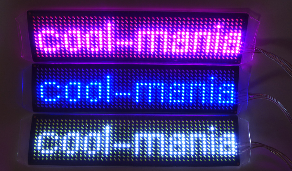 RGB LED strip for LED t-shirt