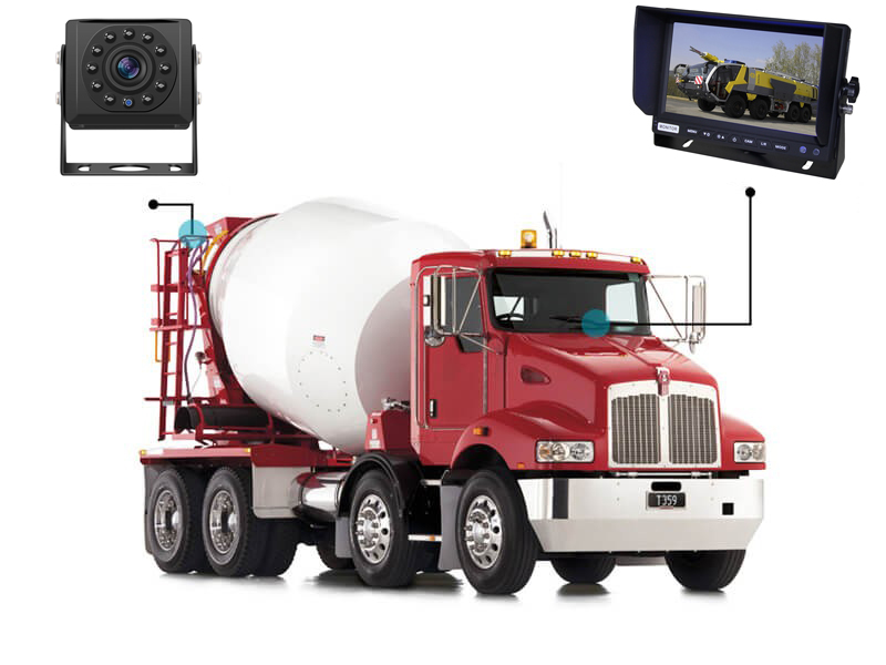 parking and reversing camera system for trucks