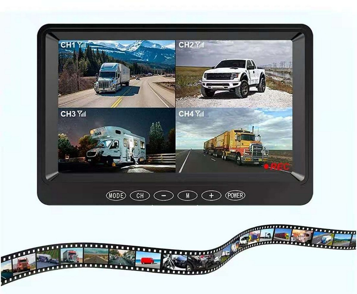 7 inch DVR monitor - recording to 128GB SD card