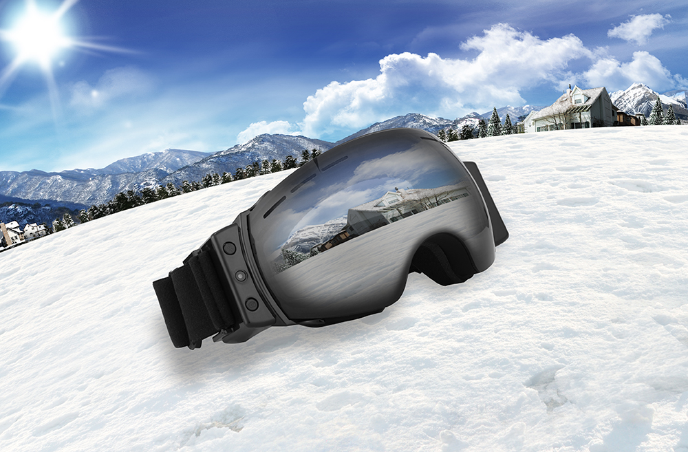 ski goggles with camera and bluetooth