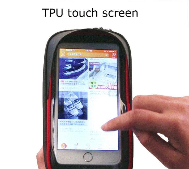 bicycle case touch screen