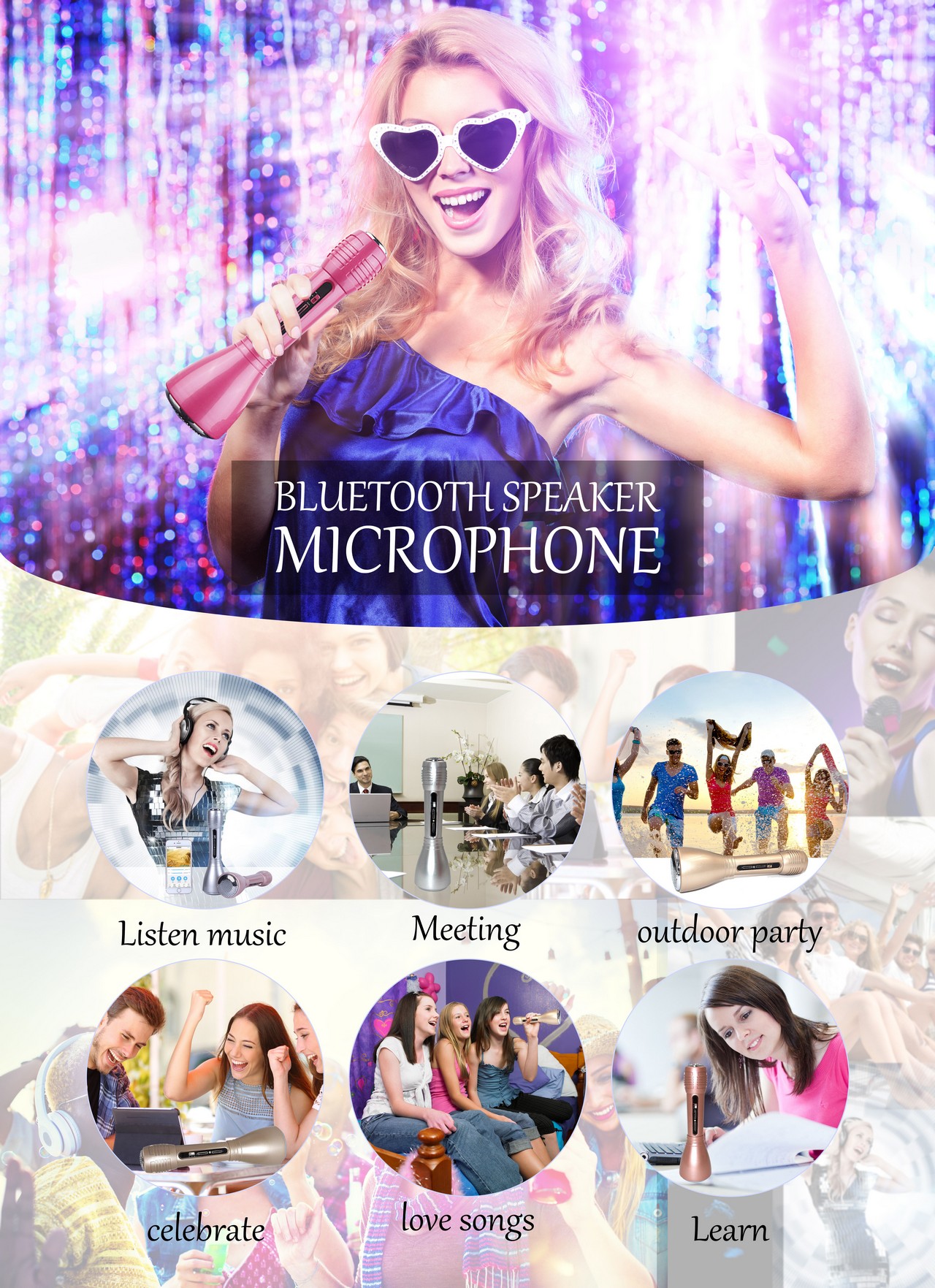 party bluetooth microphone
