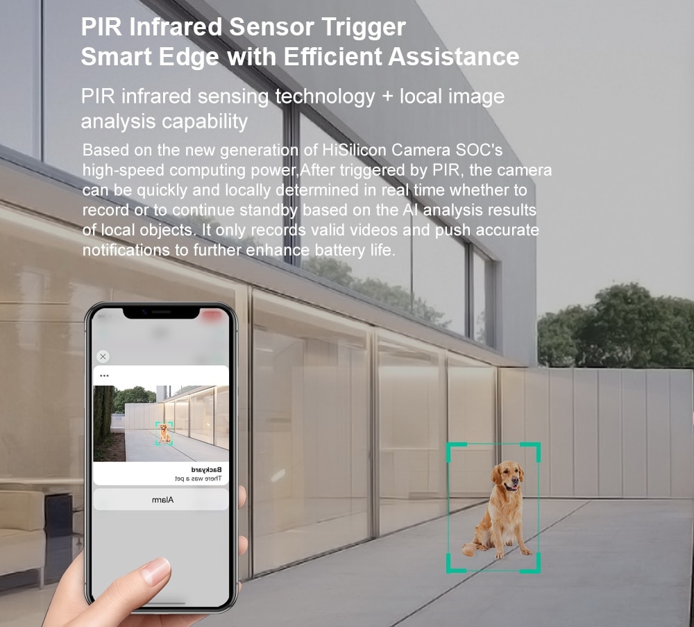 PIR motion detection sensor