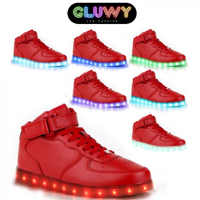 Flashing shoes gluwy