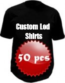 Custom led t-shirt