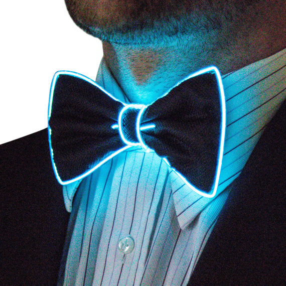 led neon bow mask for Halloween