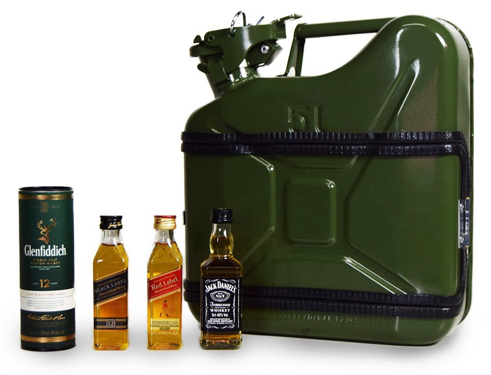 mini bar in the shape of a canister - jerrycan