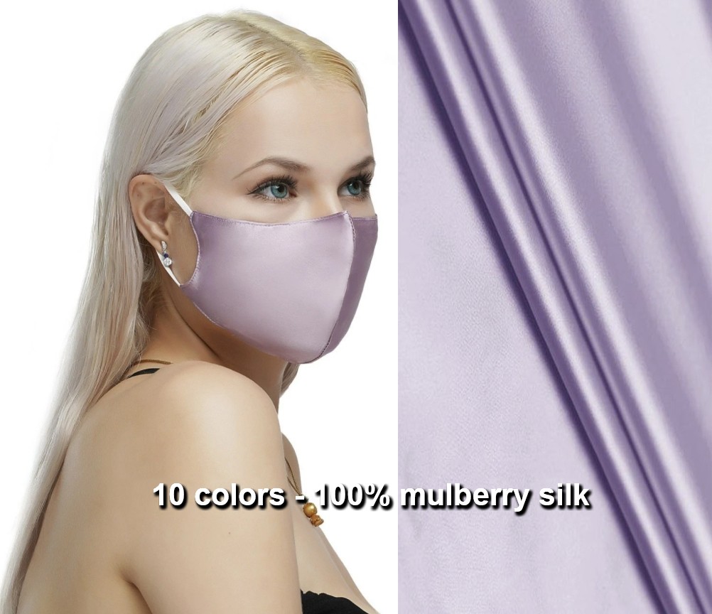 luxury protective silk mask