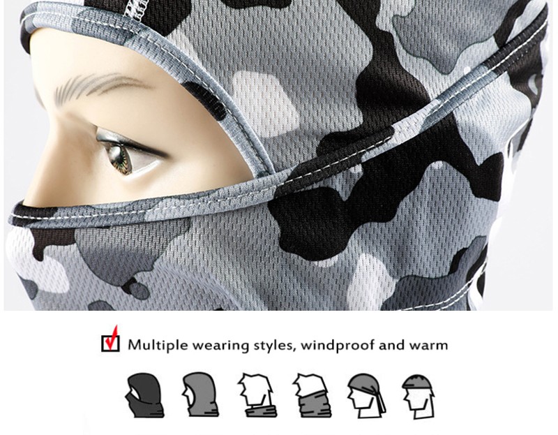 Camouflage balaclava - face protection