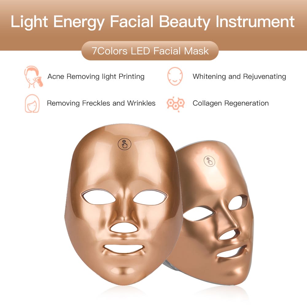 7 color LED rejuvenating face mask