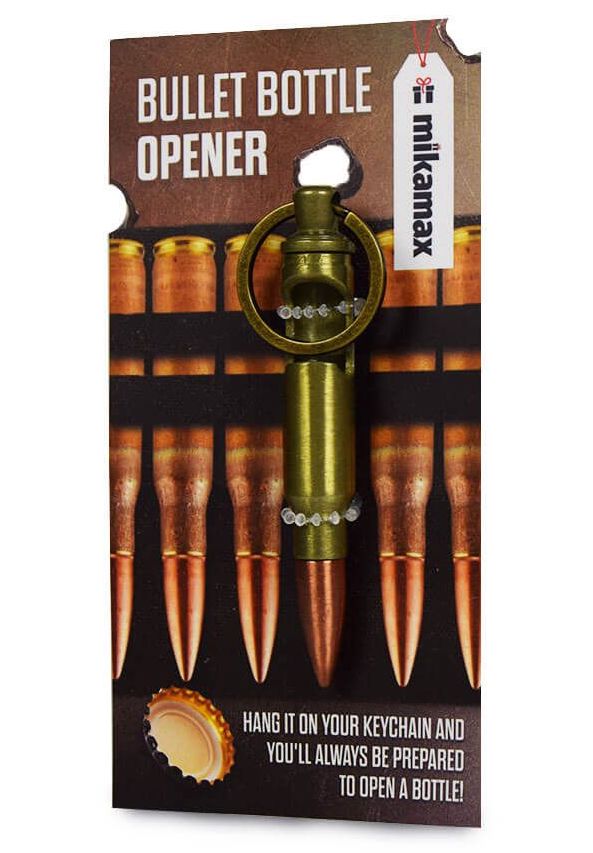 bullet keychain bottle opener