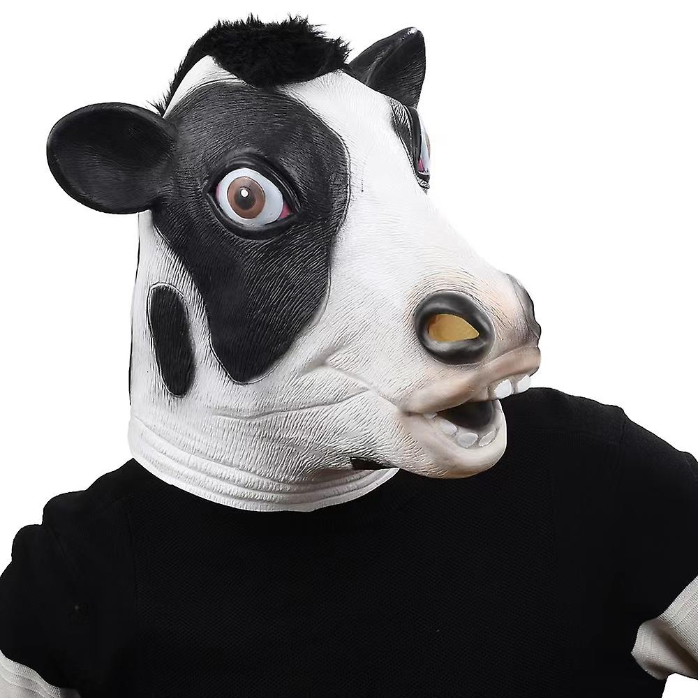 cow mask silicone latex face head masks