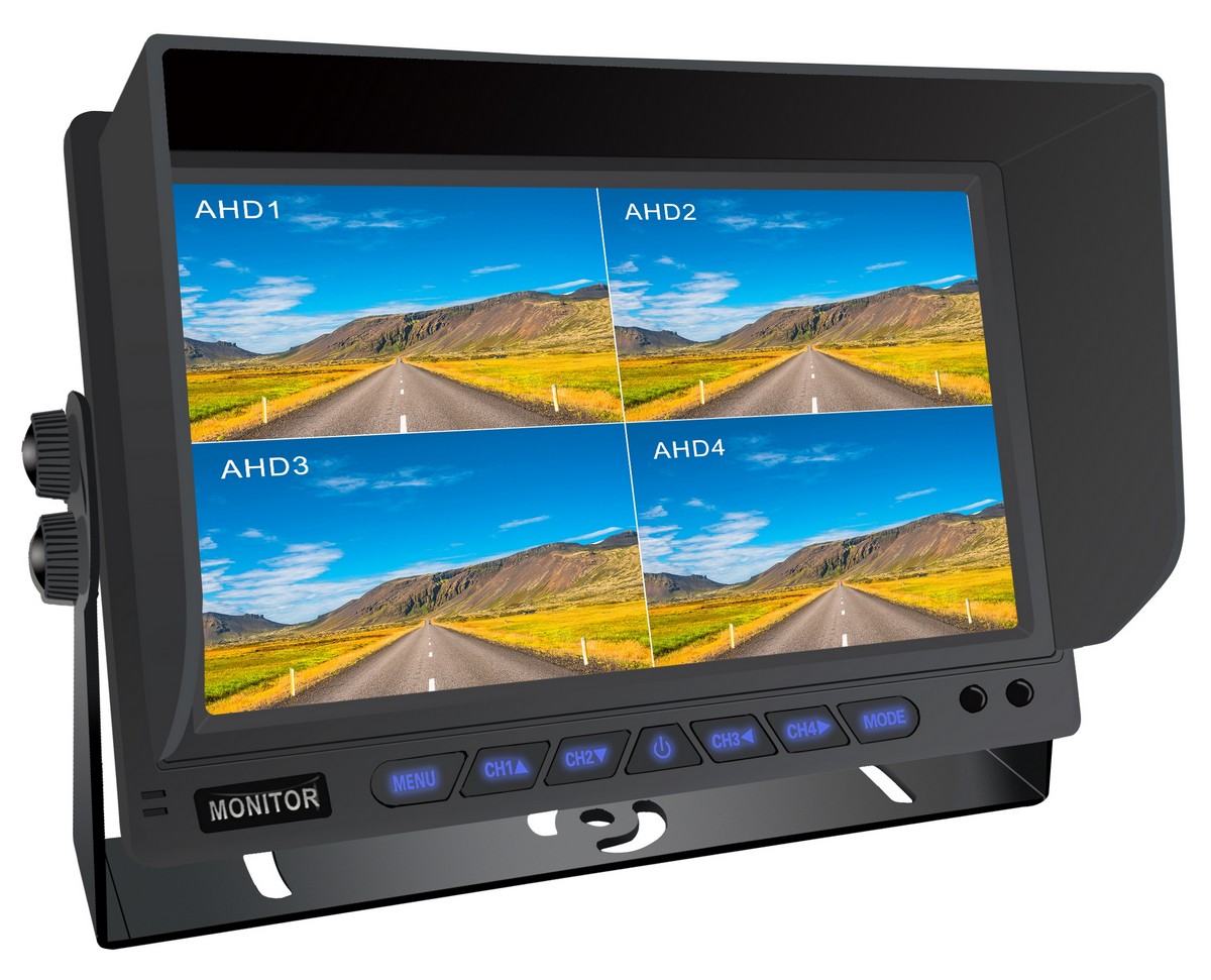 8-channel car monitor with video recording