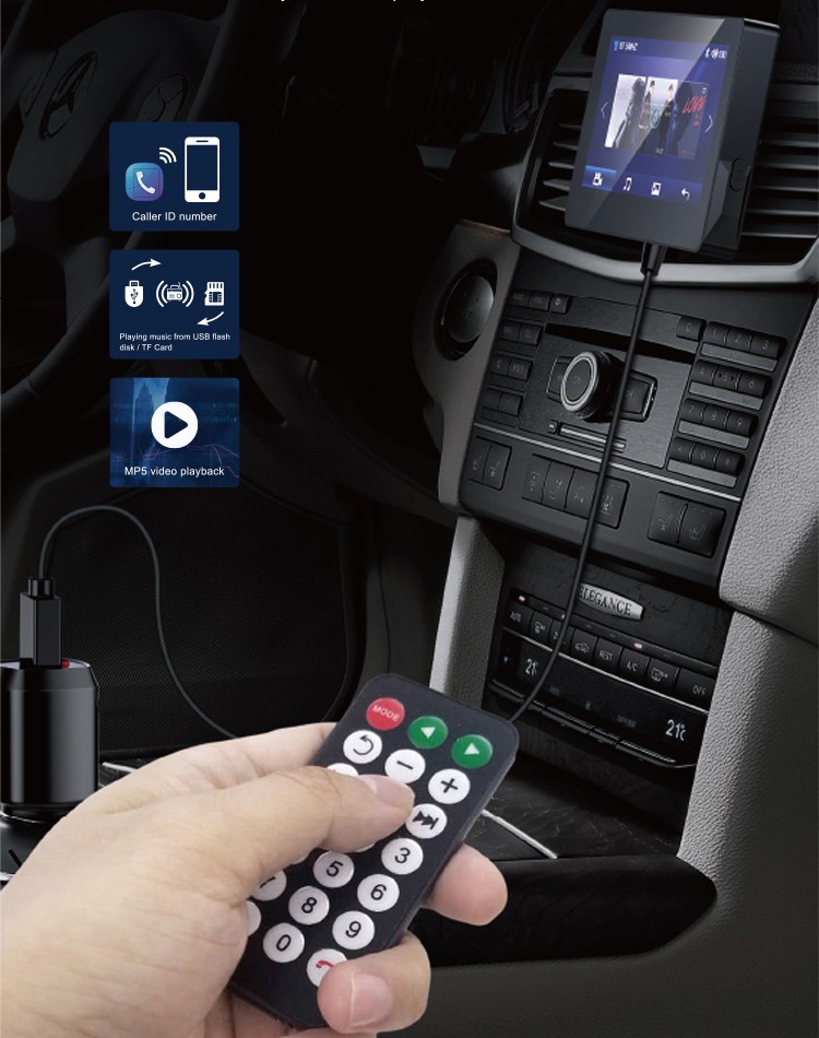 MP5 player for the car - remote control