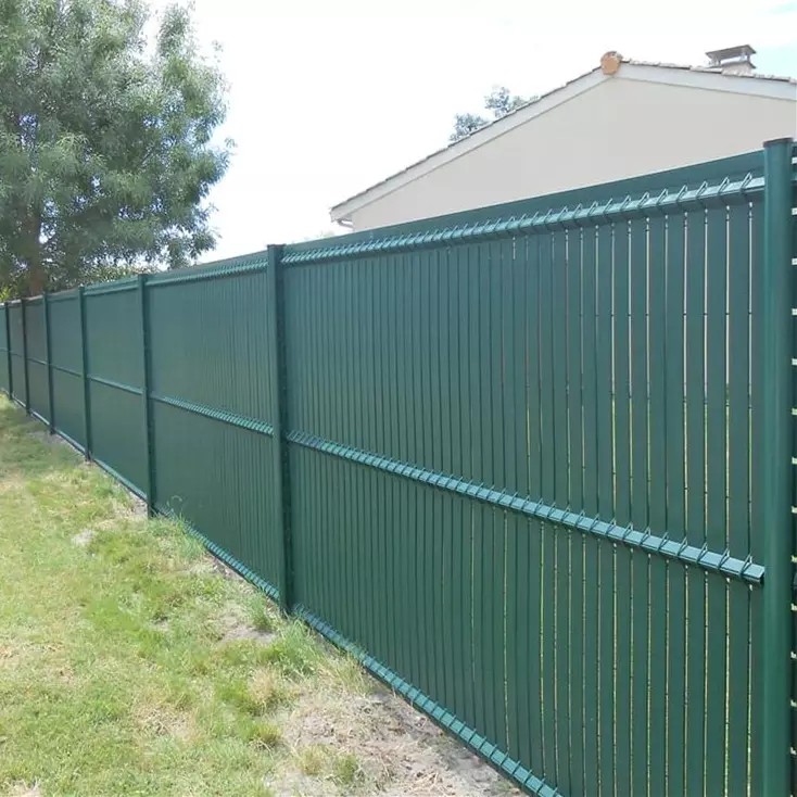 fence around the house - plastic enclosure pvc