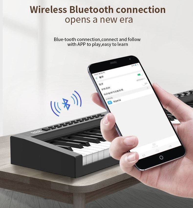 digital piano bluetooth smartphone