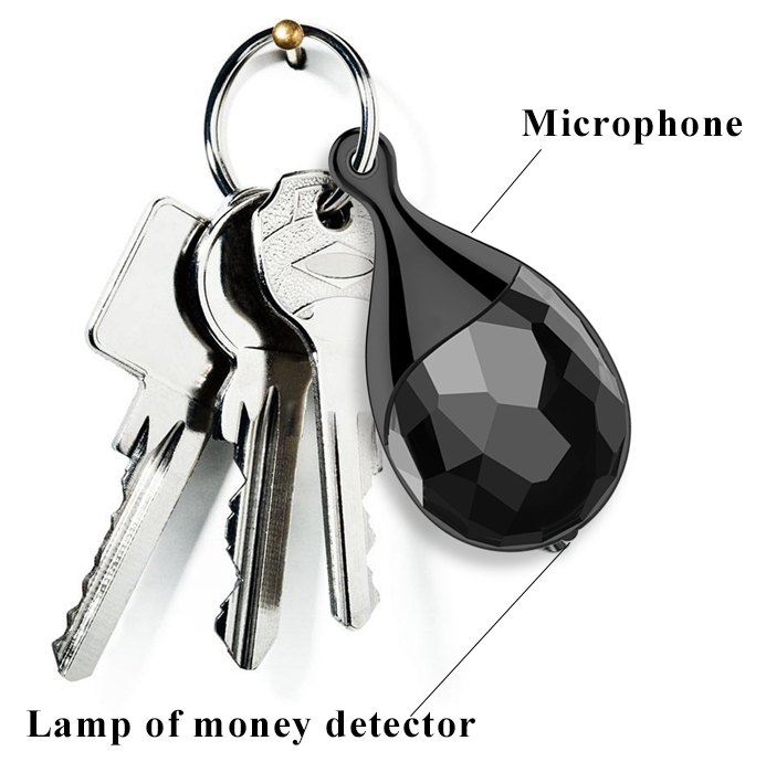 spy keychain dictaphone