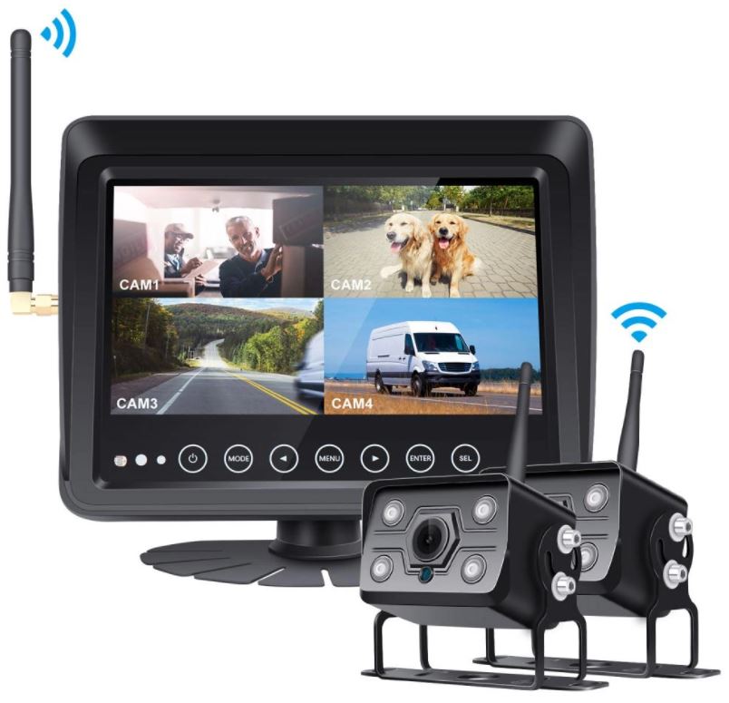 wifi camera set wireless with ip68 for boat car machine yacht