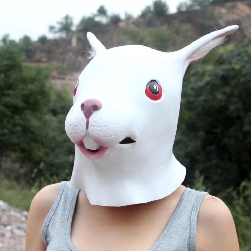 Rabbit - Carnival masks, face mask latex silicone