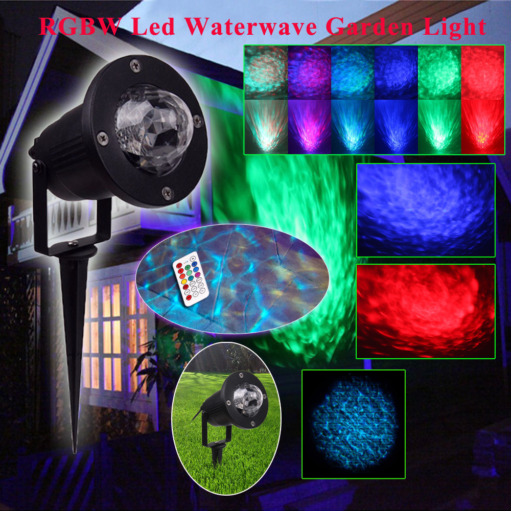 Outdoor projection - Wave projector waterwave - IP68 protection