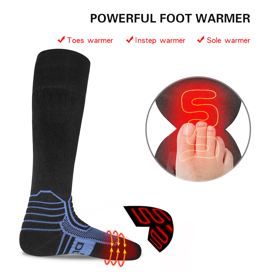 socks with electric heating - thermo heated socks
