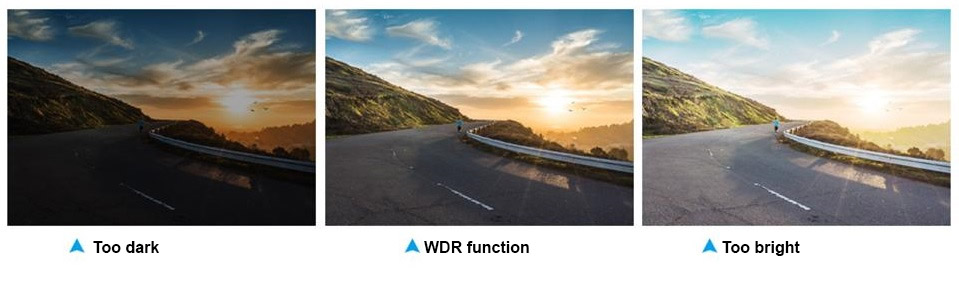 WDR - wide dynamic range car camera