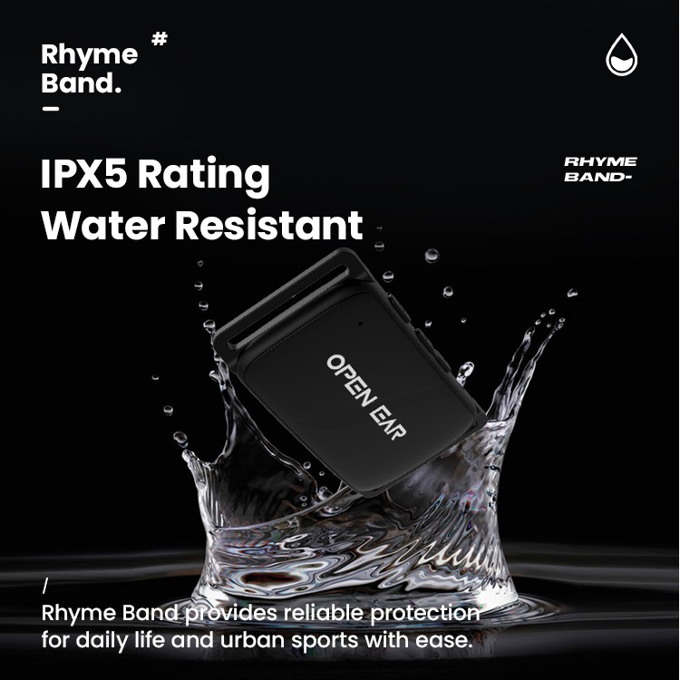 IPX5 audio protection for listening to music and making phone calls