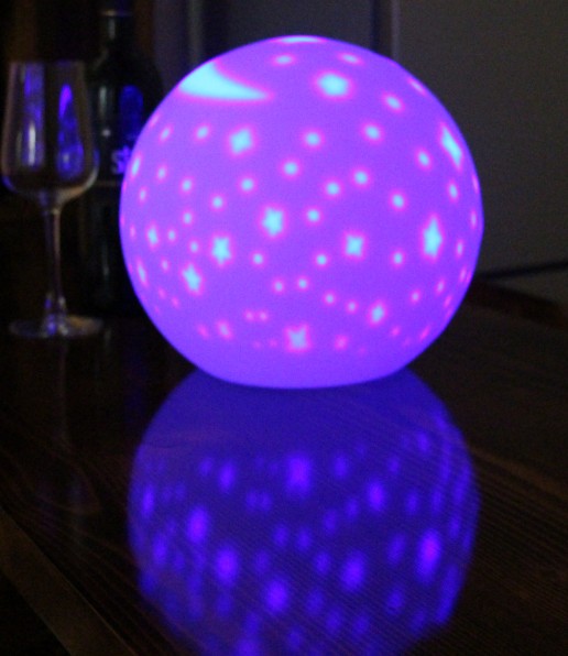 led light sphere sky projection lamp