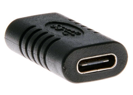 connector usb-c short black