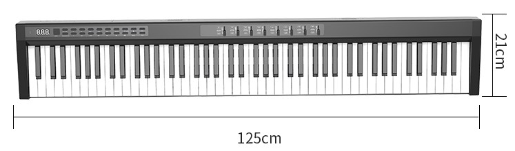 Electronic keyboard (piano) 125cm