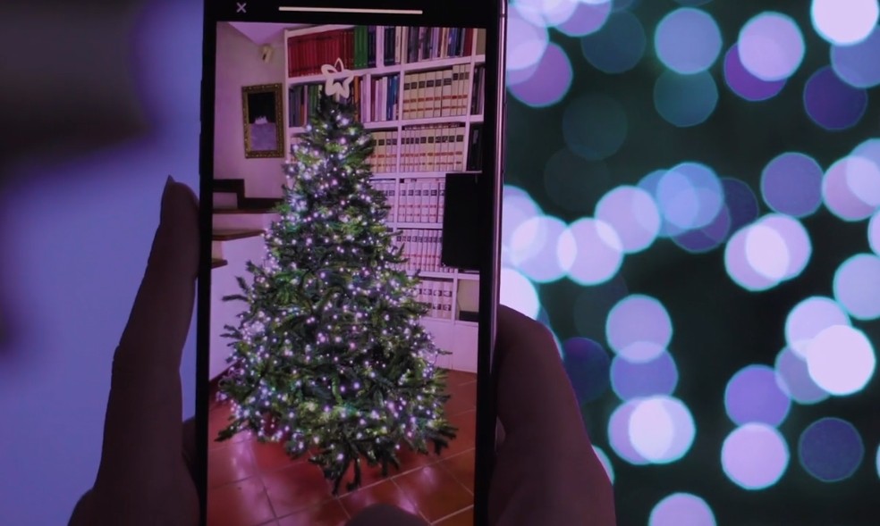 app controlled christmas tree
