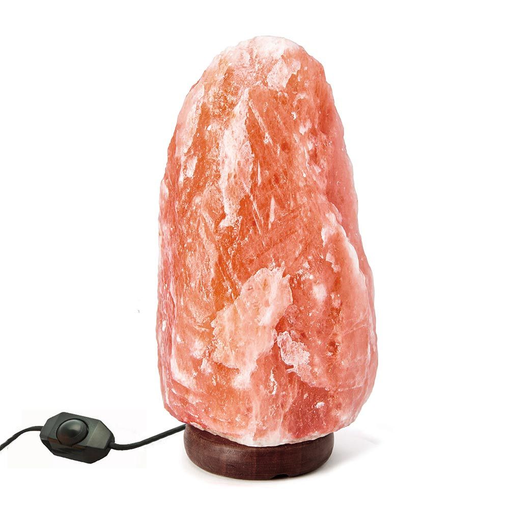 Himalayan stone salt lamp rock light bulb