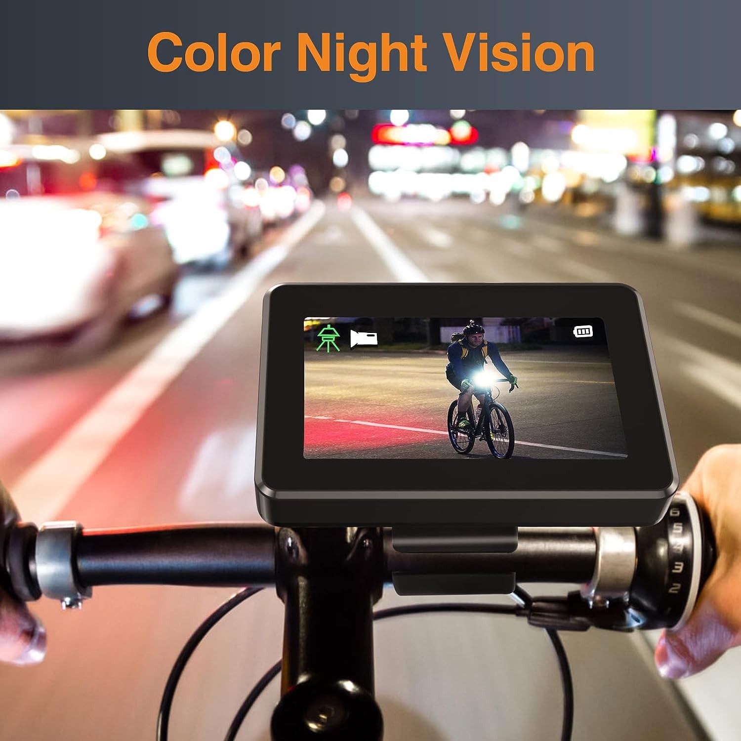 bike monitor set with camera with night vision