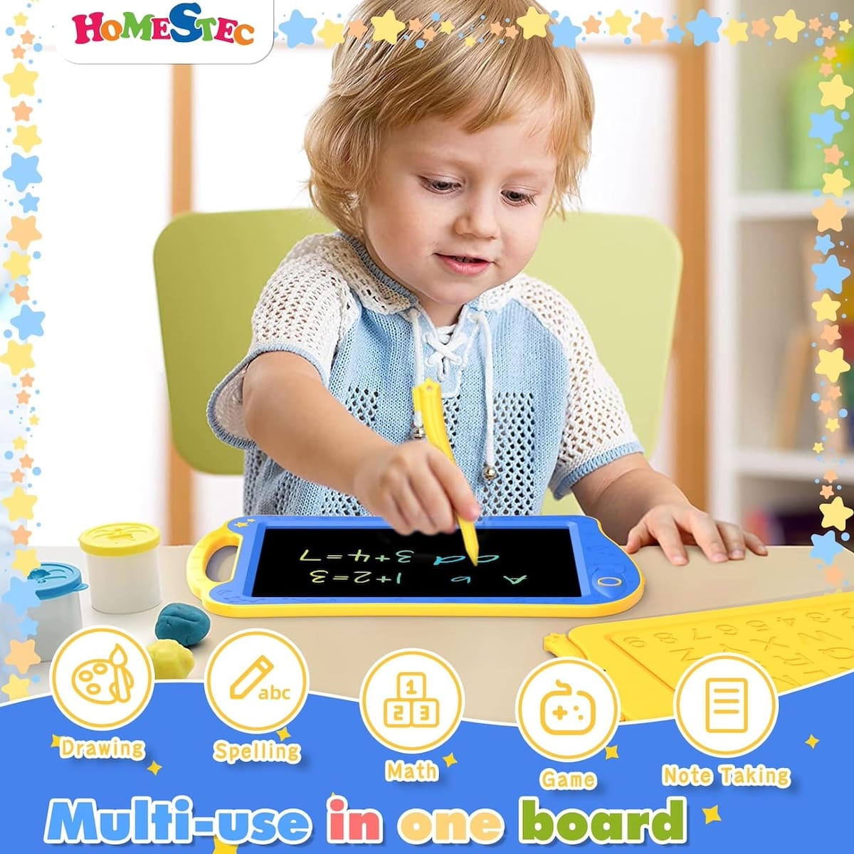 Magic tablet for drawing with LCD display for children kids