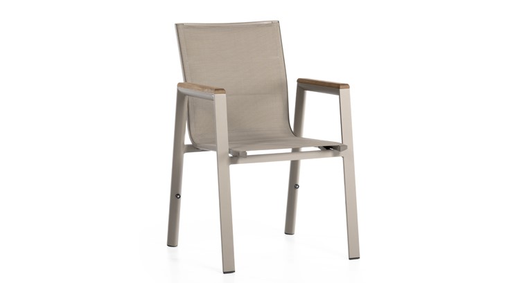 aluminum chair for the garden, terrace, gazebo