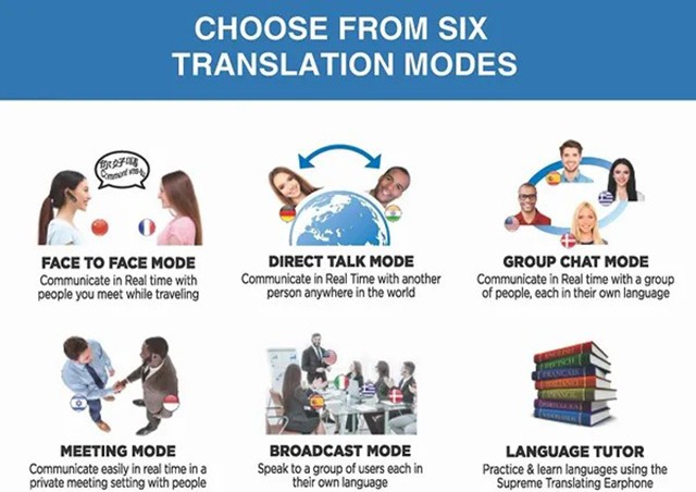 supreme bluetooth translator 6 modes