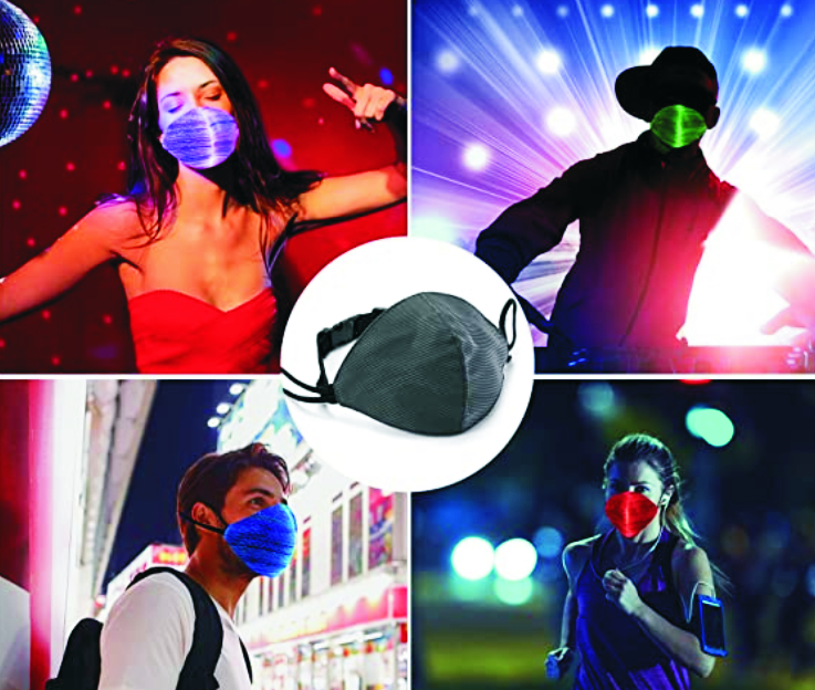 led light up protective mask