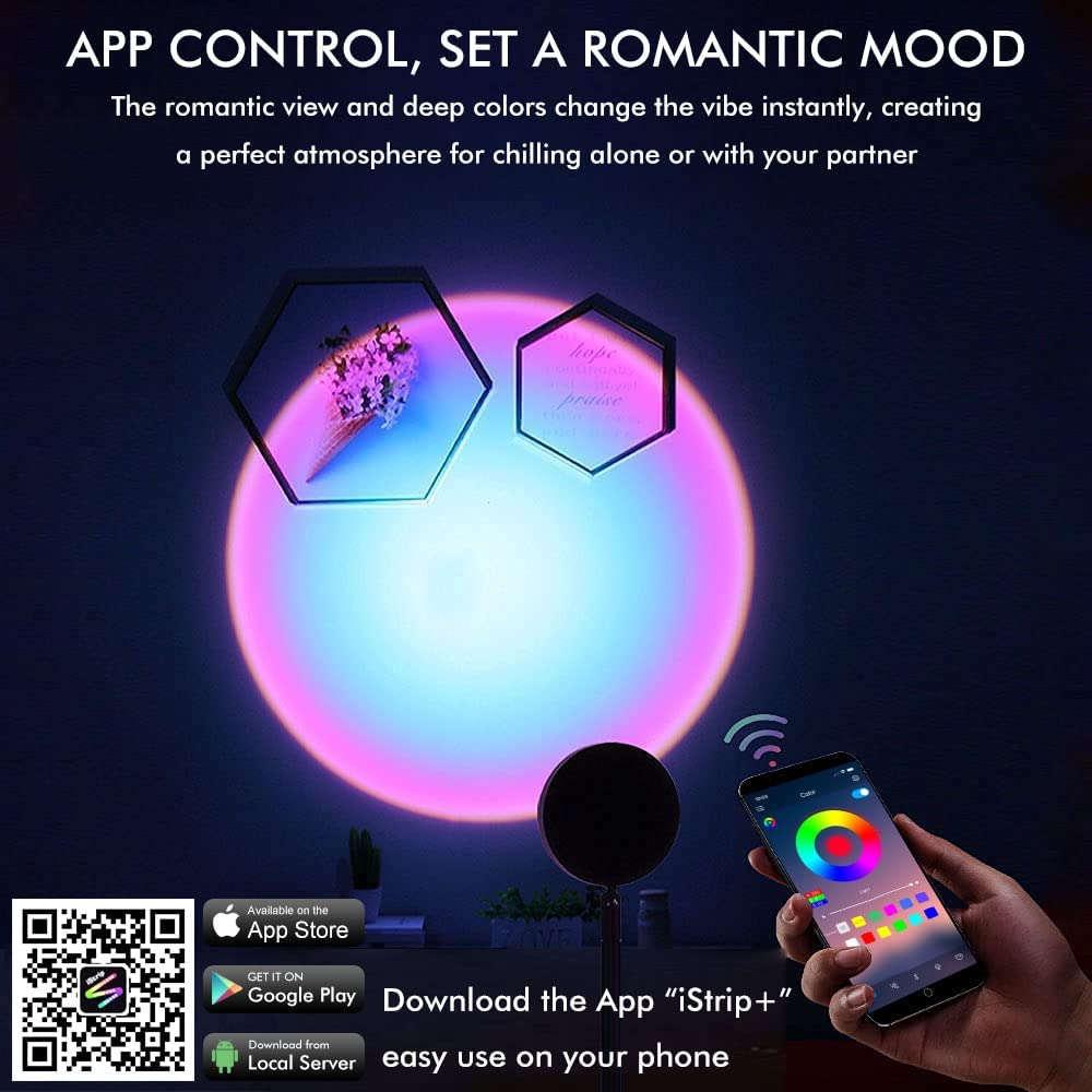 wifi lamp rgb colorfull for mobile phone support app