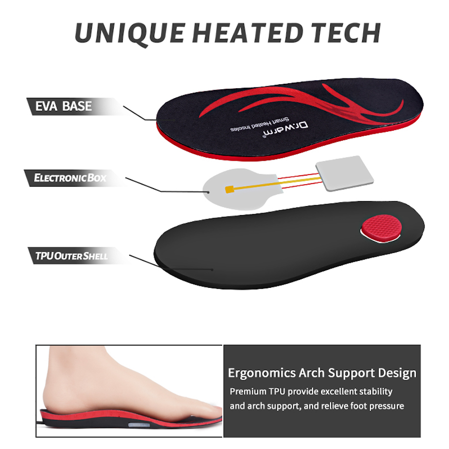 smart insoles with heating