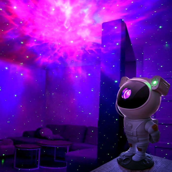 cosmonaut wall projector night sky galaxy