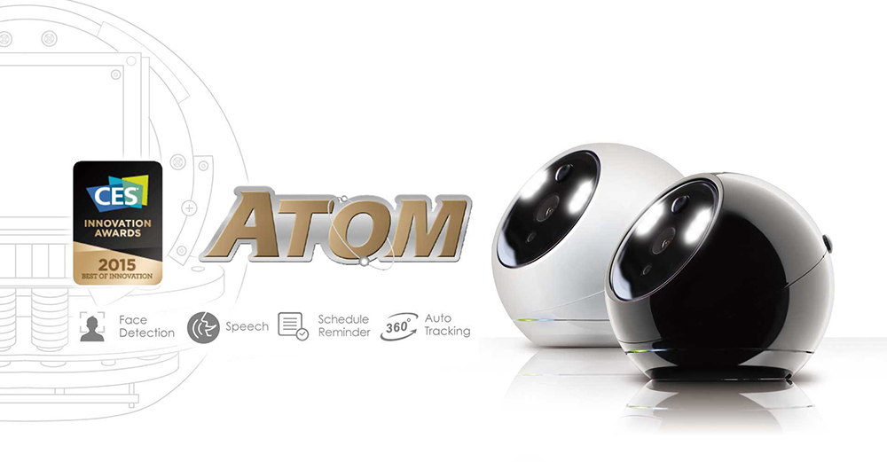 Home IP camera with motion detection and face